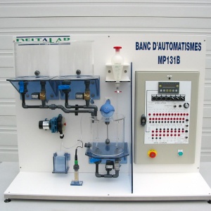 Banc d'études des automatismes/ régulation analogique fonctions tor / pid / analogique / horodateur